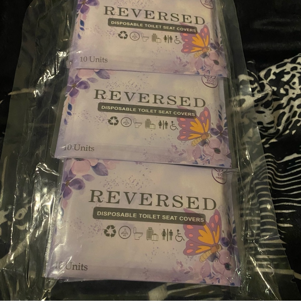 Reversed Disposable Toilet Seat Covers